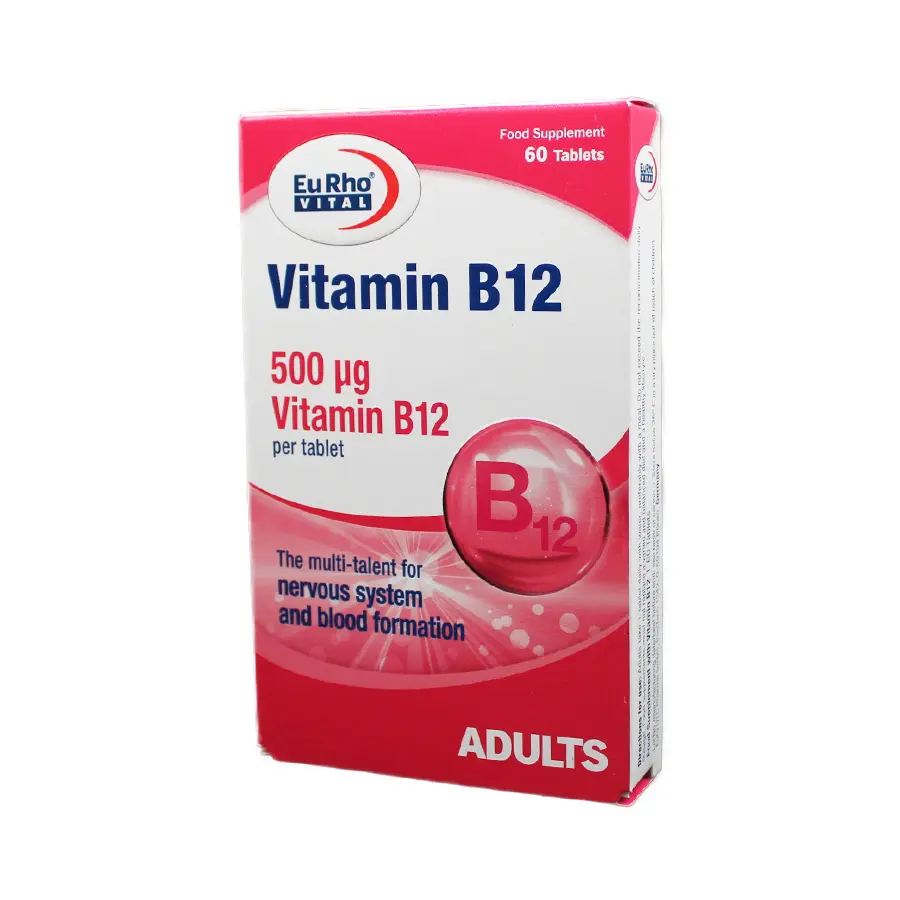 قرص ویتامین B12 یوروویتال - e10